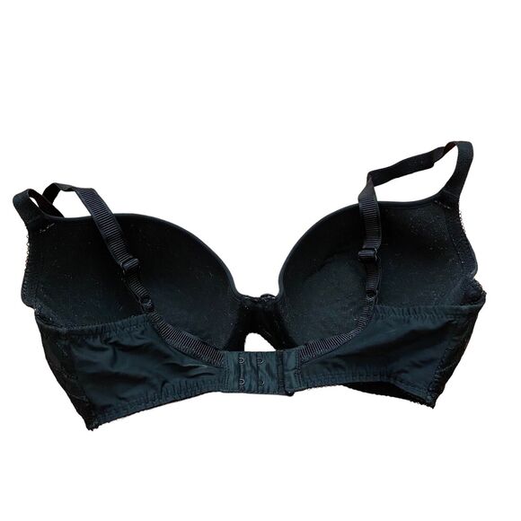 Wacoal Size 32DDD T-Shirt Bra Underwire Lined Cups Black Comfort Basic - Picture 4 of 5
